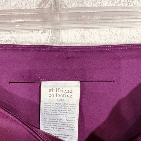 Girlfriend Collective Compressive High Rise Plum Leggings Size M - Picture 8 of 9